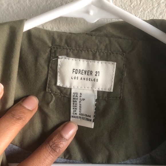 Forever 21 Jackets & Coats Sage Green Utility Jacket Poshmark